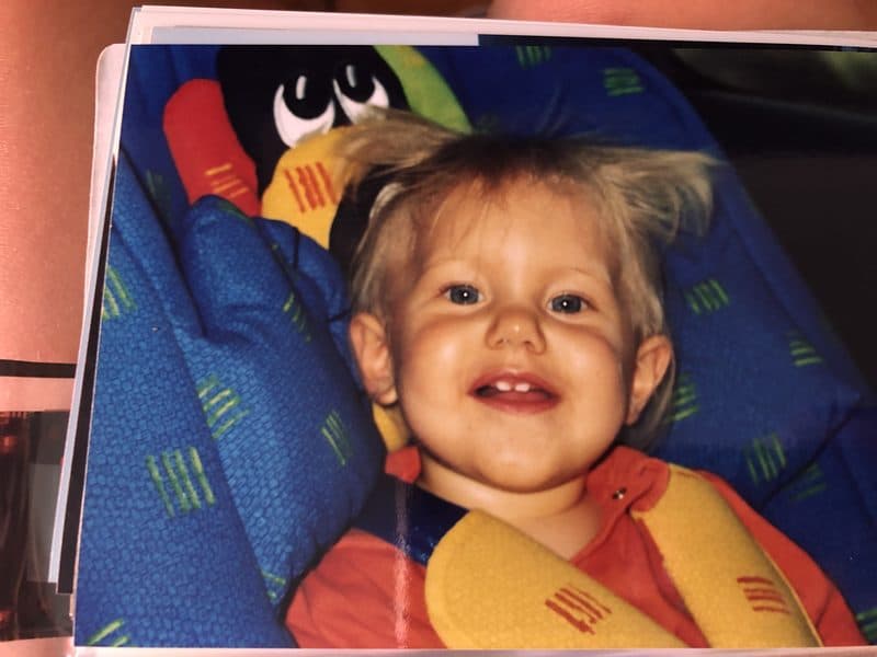 Ein Kinderfoto aus dem Familienalbum